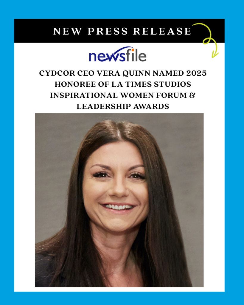 Cydcor CEO Vera Quinn Named 2025 Honoree of LA Times Studios Inspirational Women Forum & Leadership Awards